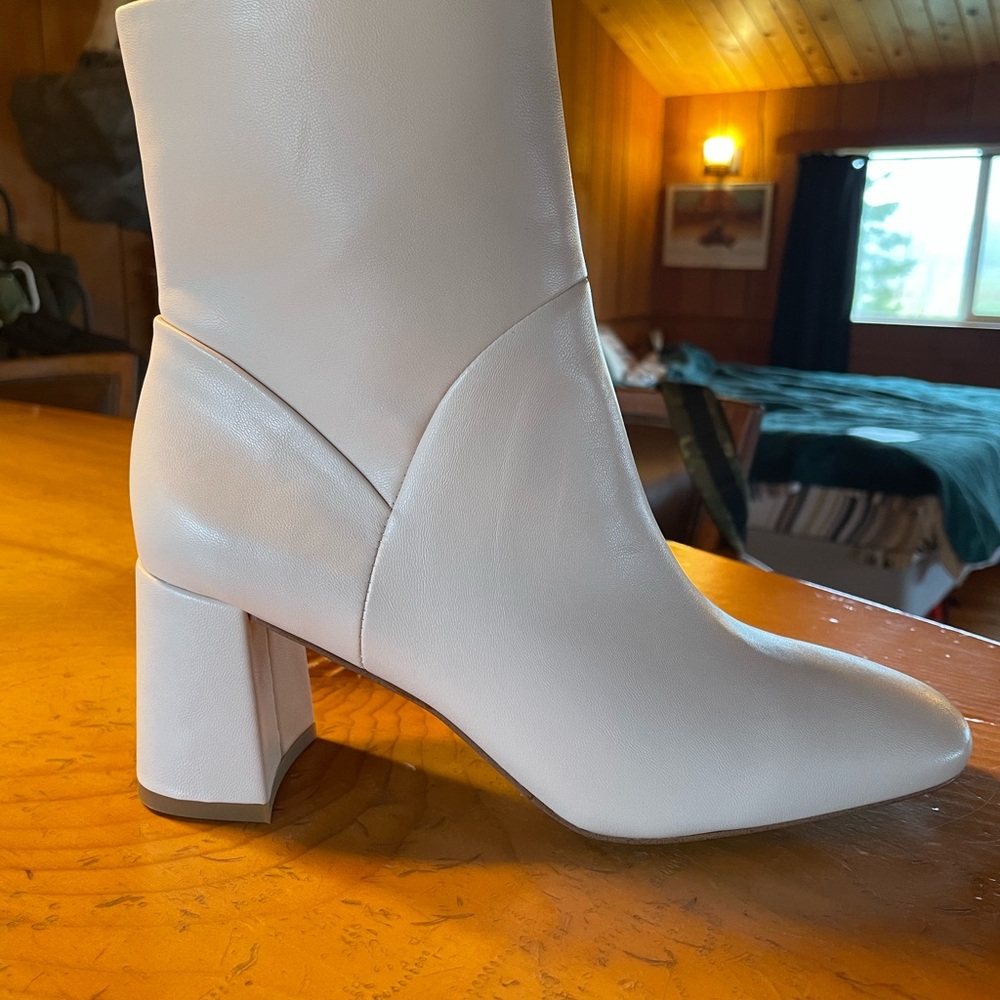 Nordstrom rack white booties - Picture 4 of 5